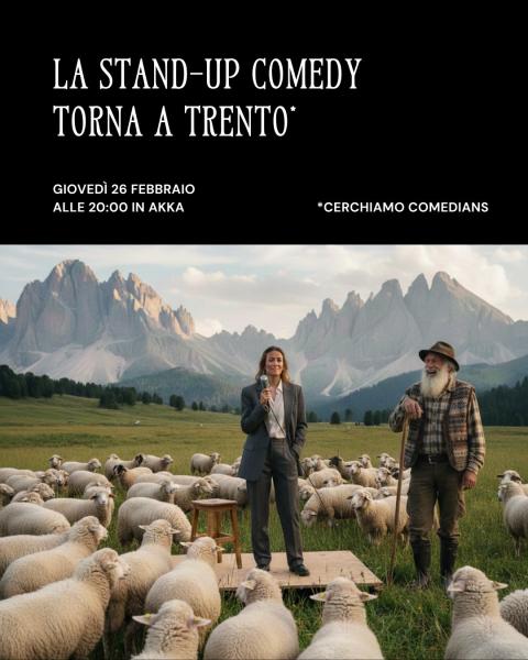 Standup Comdy a Trento? Non è battuta!