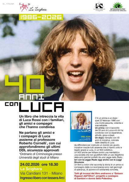 40 Anni con Luca: dalla Legge Reale al DDL Sicurezza