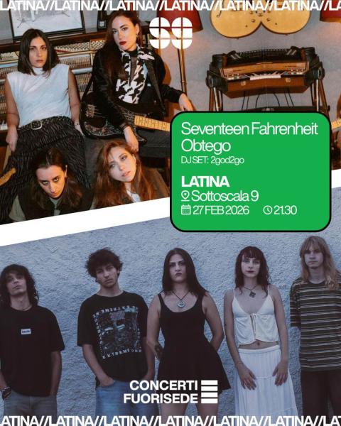 Concertifuorisede – Seventeen Fahrenheit + Obtego
