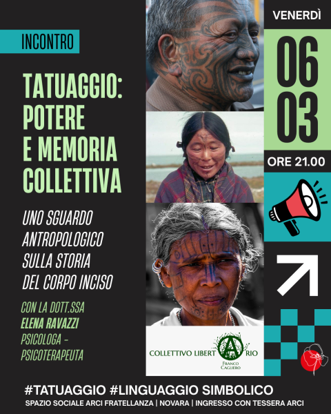 TATUAGGIO: POTERE E MEMORIA COLLETTIVA, uno sguardo antropologico sulla storia del corpo inciso