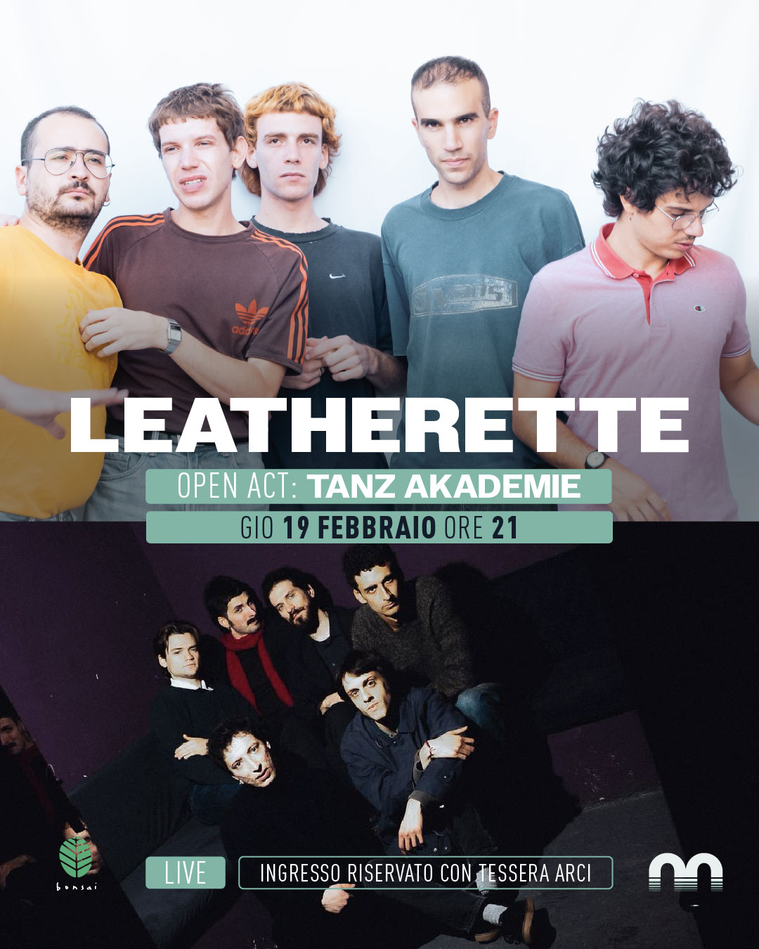 Leatherette – Ritmo Lento tour – open act: Tanz Akademie