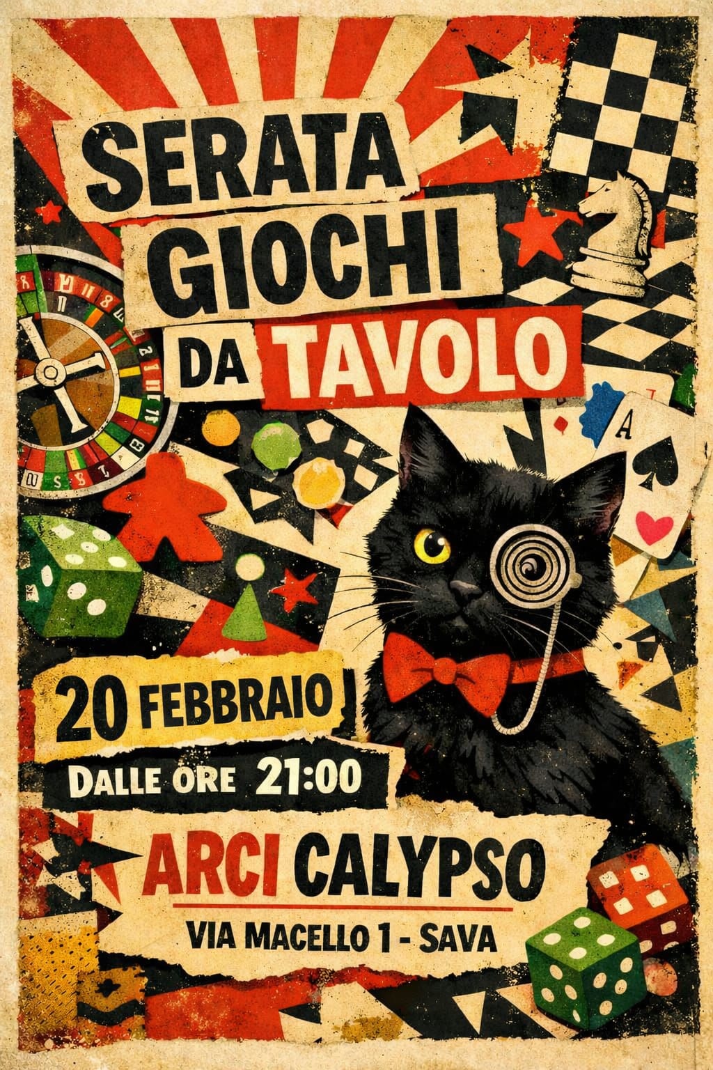 Venerdì in casa Calypso: Serata Giochi da Tavolo