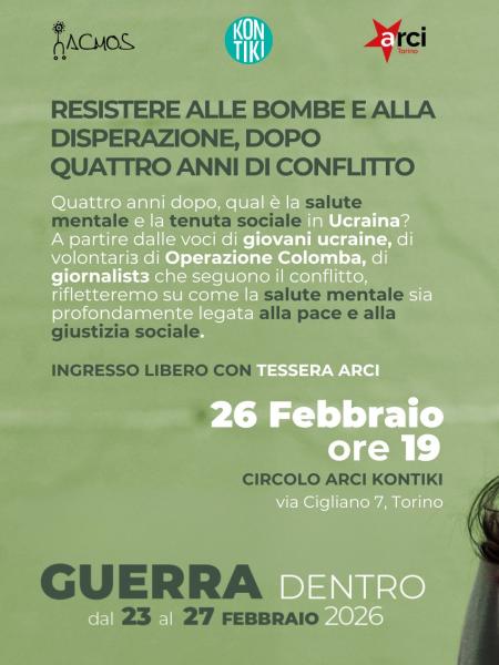 RESISTERE ALLE BOMBE E ALLA DISPERAZIONE