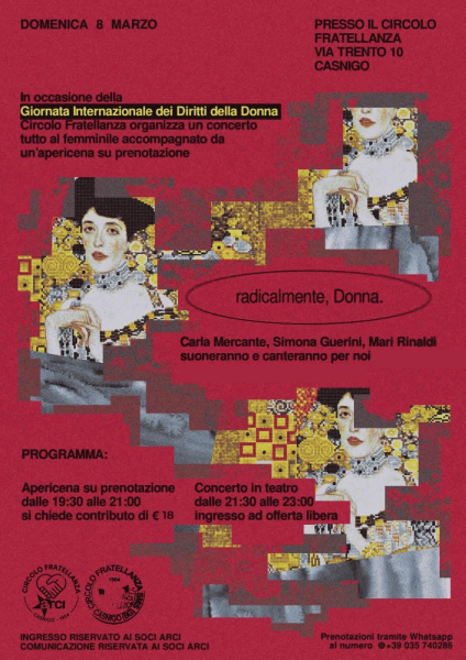 Radicalmente, Donna - Concerto tutto al femminile