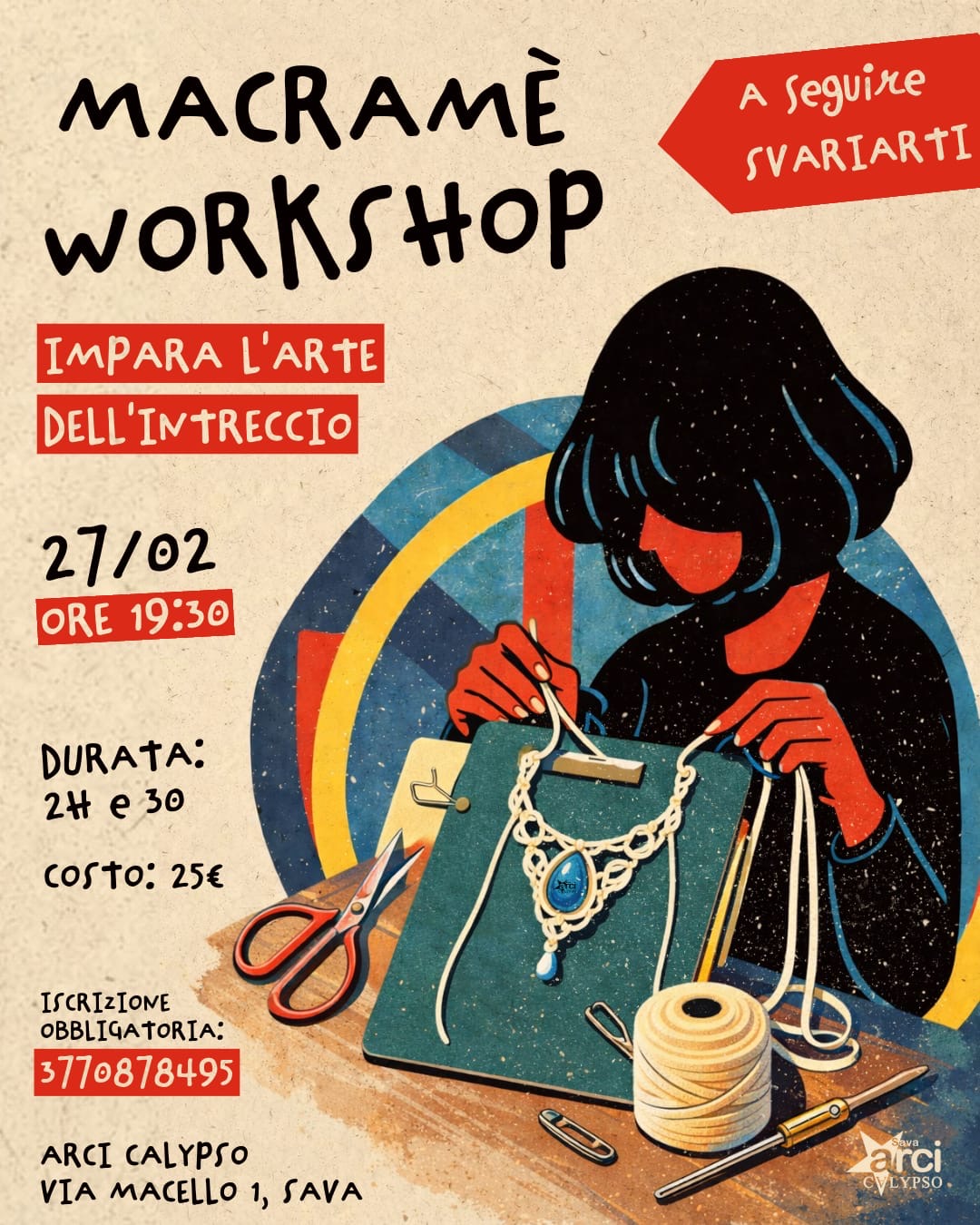 Workshop di Micromacramé – L’arte dell’intreccio
