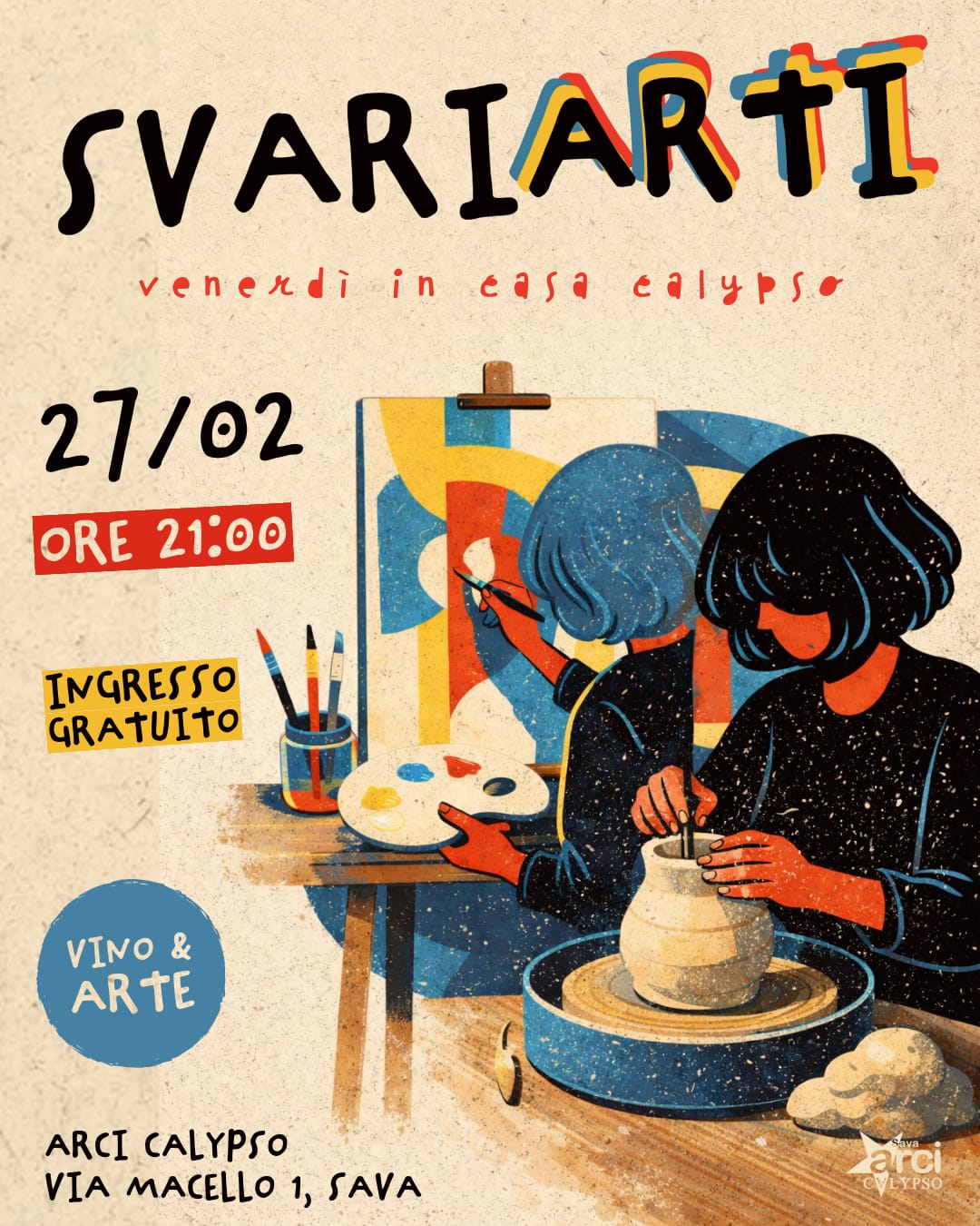 SVARIARTI - Vino e Arte