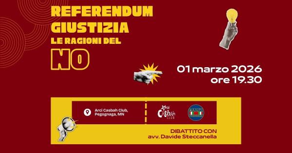 REFERENDUM GIUSTIZIA | Le ragioni del NO