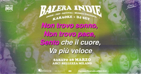 BALERA INDIE - KARAOKE + DJSET