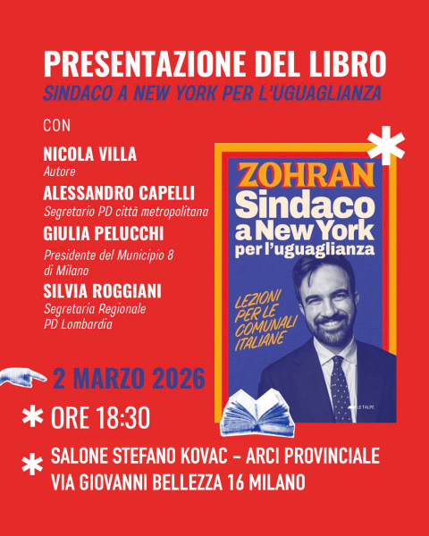 ZORHAN. SINDACO A NEW YORK PER L'UGUAGLIANZA