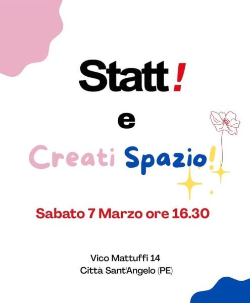 Statt e creati spazio