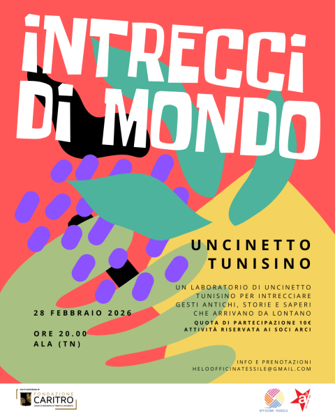 INTRECCI DI MONDO - uncinetto tunisino