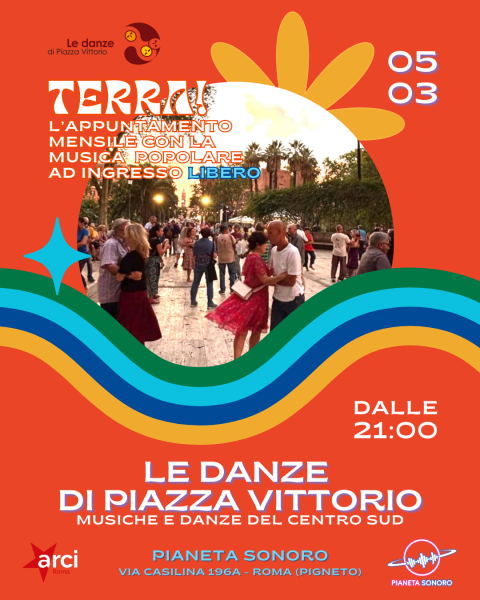 🌍🎶 𝑻𝒆𝒓𝒓𝒂! LE DANZE DI PIAZZA VITTORIO Live // L'appuntamento popolare con DPV a PianetaSonoro