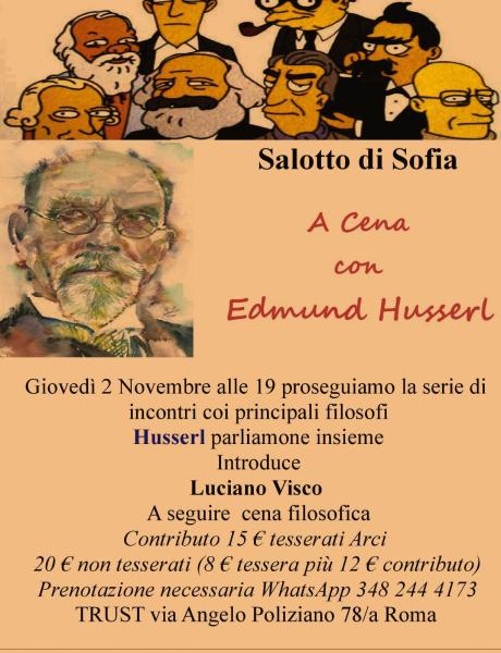 A cena con Edmund Husserl