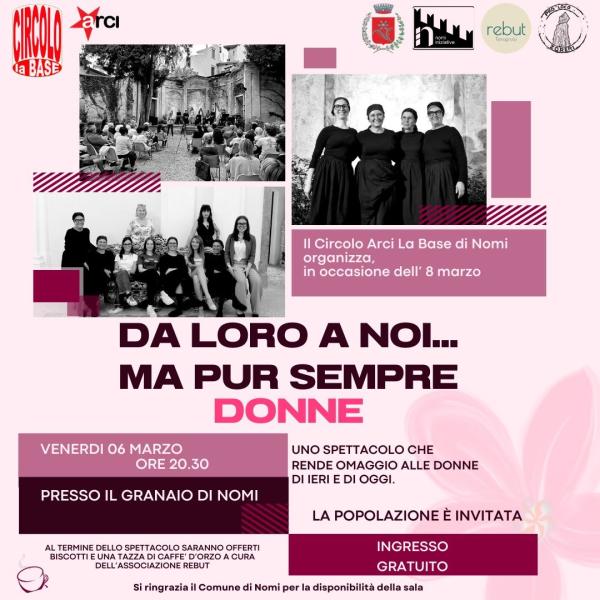 Da loro a noi, ma pur sempre donne