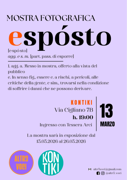 MOSTRA FOTOGRAFICA "ESPÓSTO"