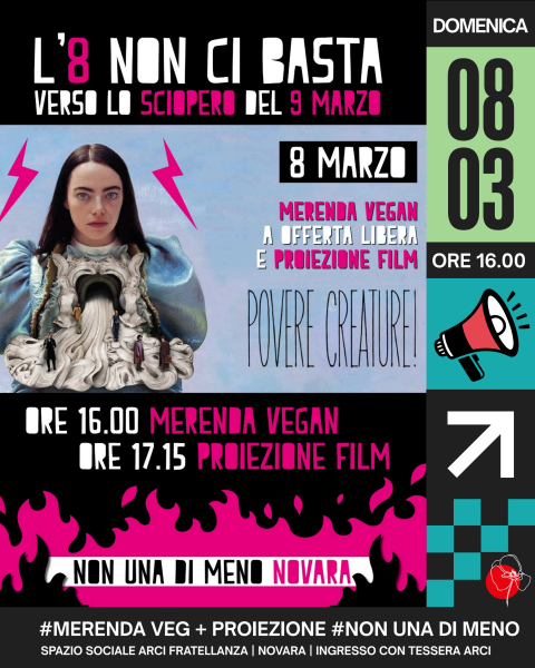 L'8 non ci basta | Proiezione "Povere creature"