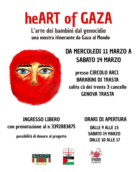 "heART of Gaza" L'arte dei bambini dal cuore di Gaza