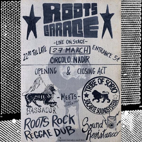 ROOTS & CULTURE -  ROOTS GARAGE (live) - Amabassador & 30carte (vinyl djset)