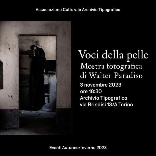 Voci della pelle – Mostra fotografica di Walter Paradiso
