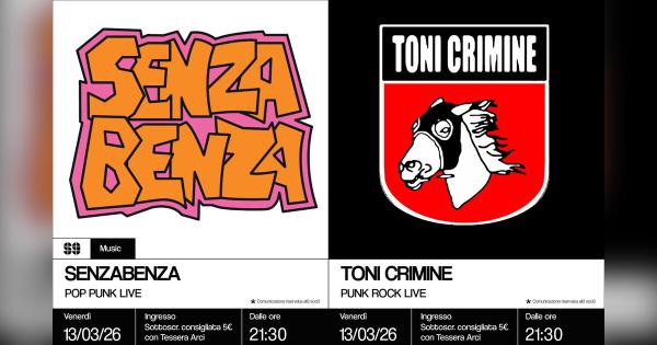 SenzaBenza + Toni Crimine – Punk night