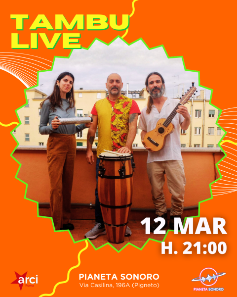 🇧🇷 𝐓𝐚𝐦𝐛𝐮 Live (Musica del Nord-Est del Brasile) + Ronette Dj Set // 12.03