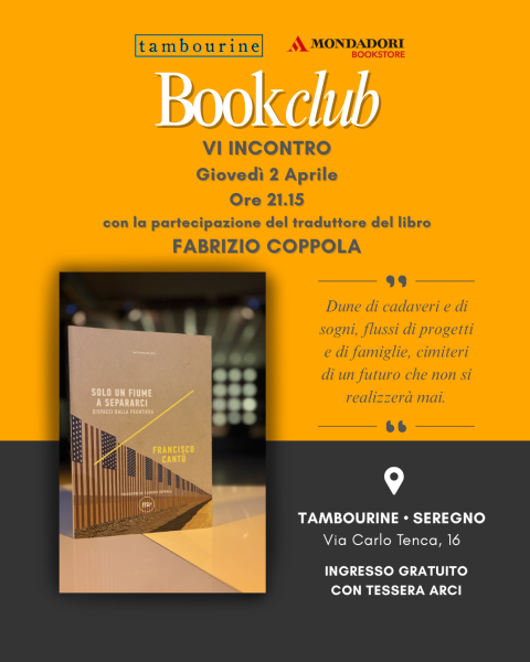 BOOK CLUB • Sesto Incontro • Ospite FABRIZIO COPPOLA