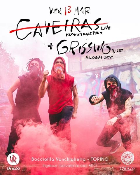 CAVEIRAS LIVE + DJ GRISSINO GLOBAL BEAT