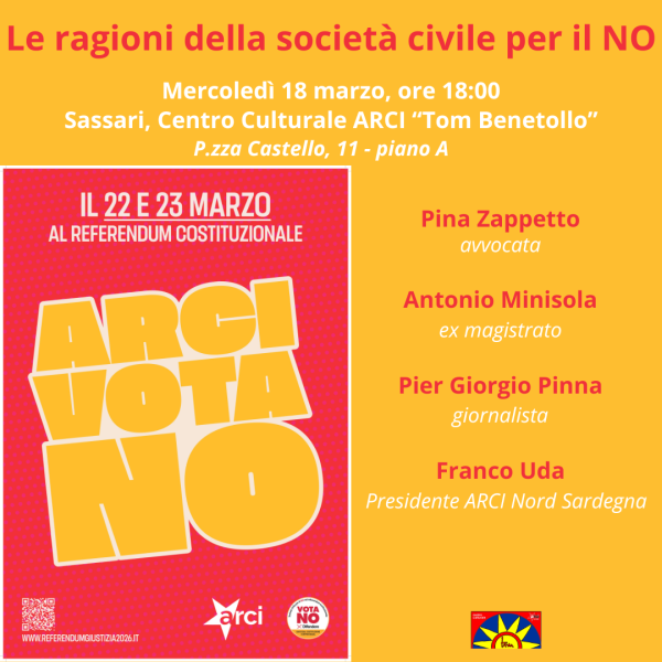 Le ragioni della società civile per il NO