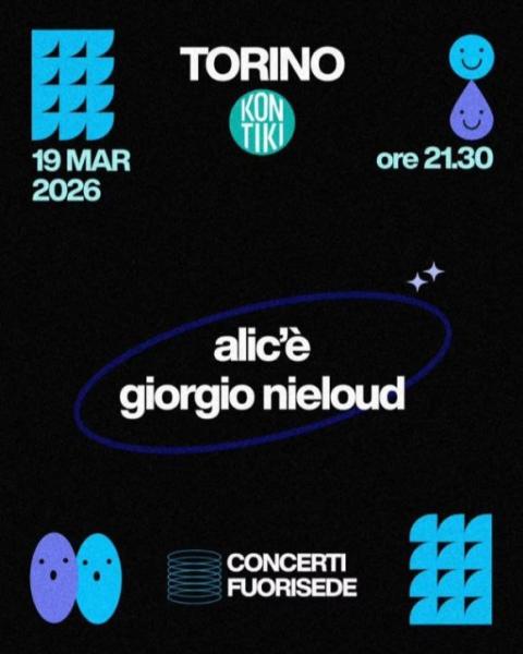 CONCERTI FUORISEDE - AliC’è & Giorgio Nieloud