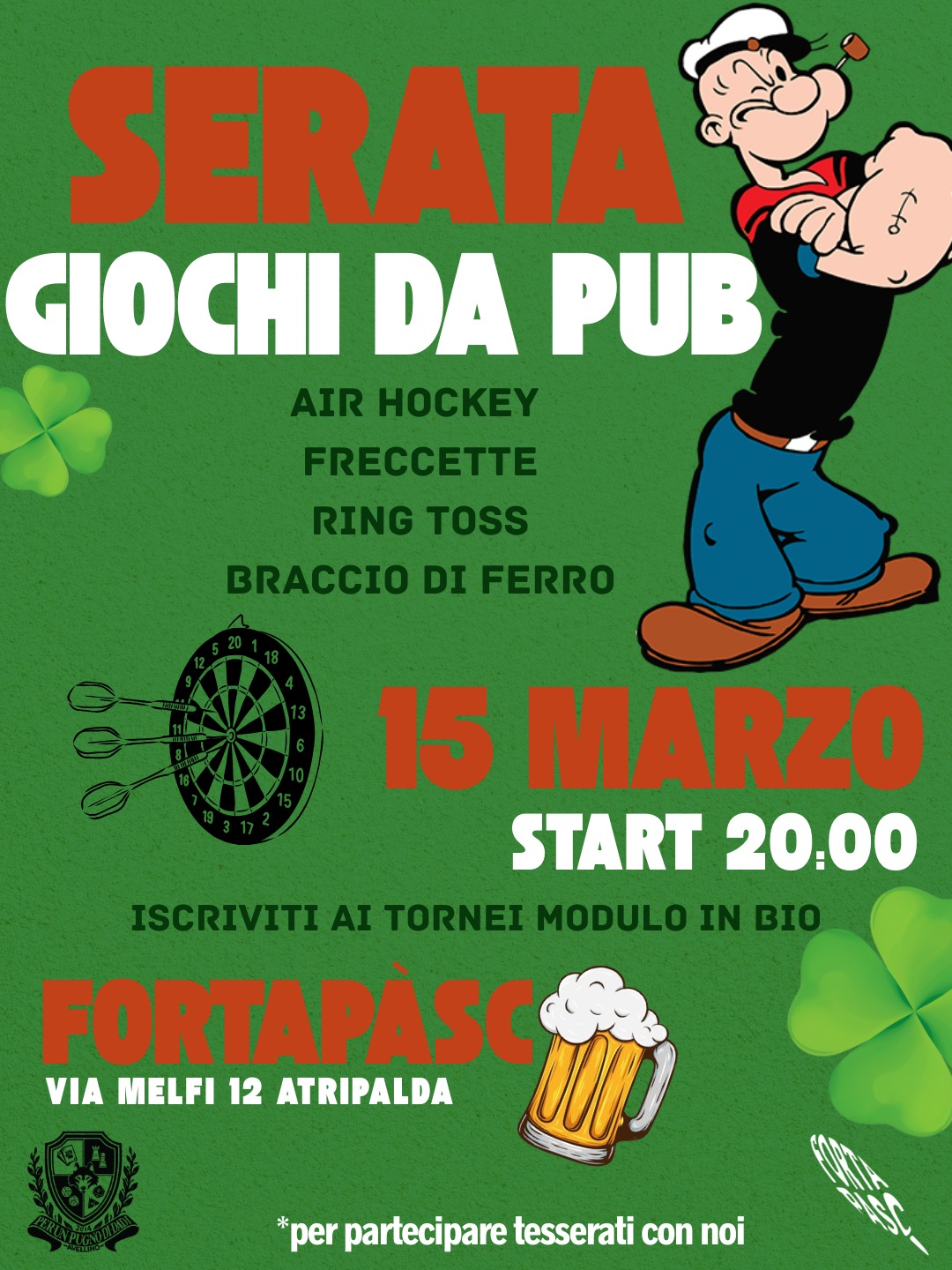 SERATA GIOCHI DA PUB