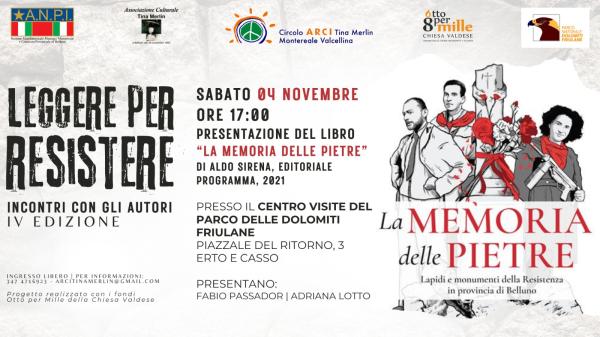 LEGGERE PER RESISTERE IV Ed.