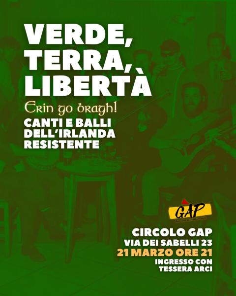 🍀 Verde, Musica e Libertà! ✊🏼 - Canti e balli della Resistenza Irlandese