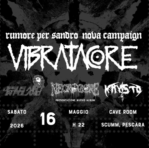 Vibratacore+Jesus Ain't in Poland+Necrogore+Krysto live@Scumm Cave Room