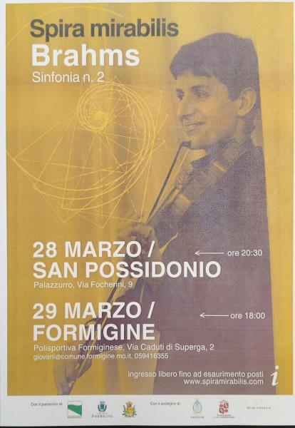 Spira Mirabilis - Brahms Sinfonia n.2 - Ingresso libero fino ad esaurimento posti