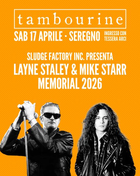 LAYNE STALEY & MIKE STARR NIGHT • LAYNE – Alice in Chains Tribute Band