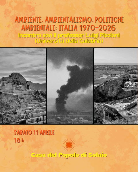 Ambiente, ambientalismo, politiche ambientali: Italia 1970-2026