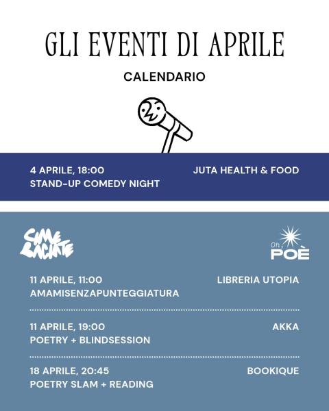 Eventi di aprile