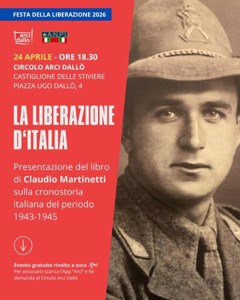 Presentazione del libro: “LA LIBERAZIONE D’ITALIA” di Claudio Martinetti