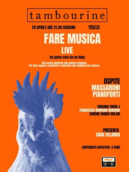 FARE MUSICA LIVE • Un palco nato da un blog