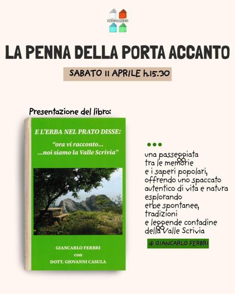 La penna della porta accanto- presentazione libro