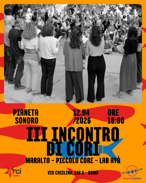 🐦🎶 𝗜𝗜𝗜 𝗜𝗻𝗰𝗼𝗻𝘁𝗿𝗼 𝗱𝗶 𝗰𝗼𝗿𝗶 // 12.04 @PianetaSonoro