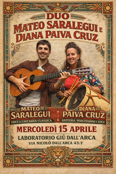 Duo Mateo Saralegui e Diana Paiva Cruz