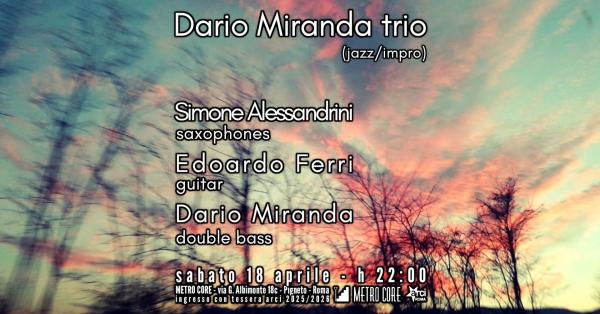 Dario Miranda Trio (jazz/impro)