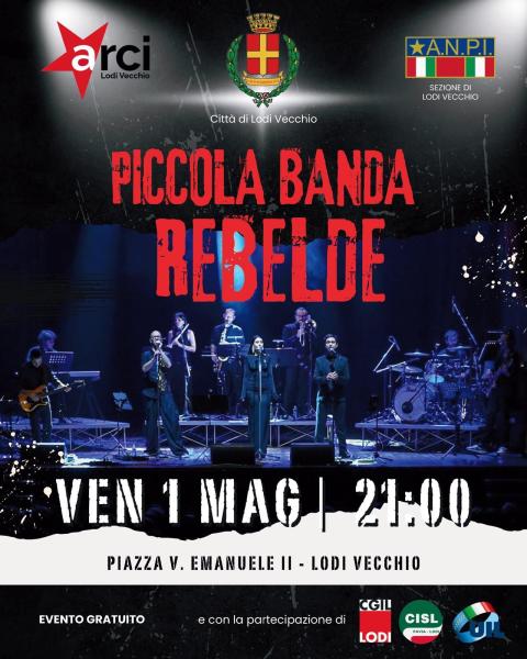 🎶 Piccola Banda Rebelde in concerto – Festa dei Lavoratori