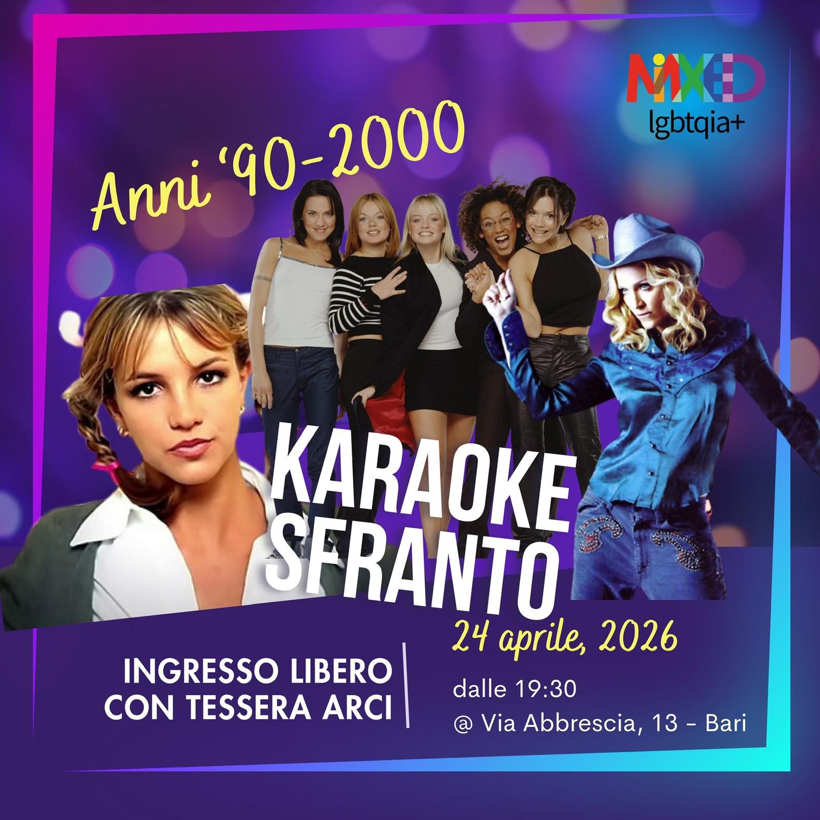 Karaoke Sfranto - Anni '90-2000