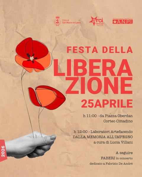 𝟮𝟱 𝗔𝗣𝗥𝗜𝗟𝗘 𝟮𝟬𝟮𝟲 𝗙𝗘𝗦𝗧𝗔 𝗗𝗘𝗟𝗟𝗔 𝗟𝗜𝗕𝗘𝗥𝗔𝗭𝗜𝗢𝗡𝗘