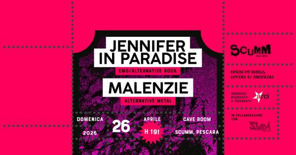 JENNIFER IN PARADISE + MALENZIE LIVE