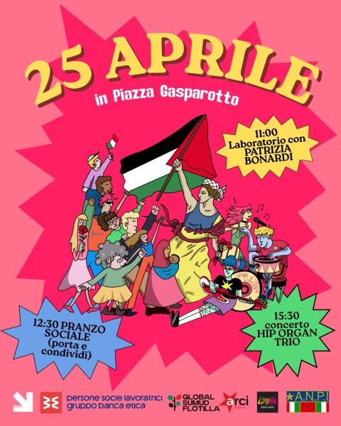 25 aprile in Piazza Gasparotto