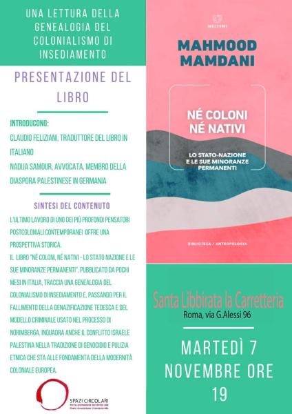 NE' COLONI NE' NATIVI