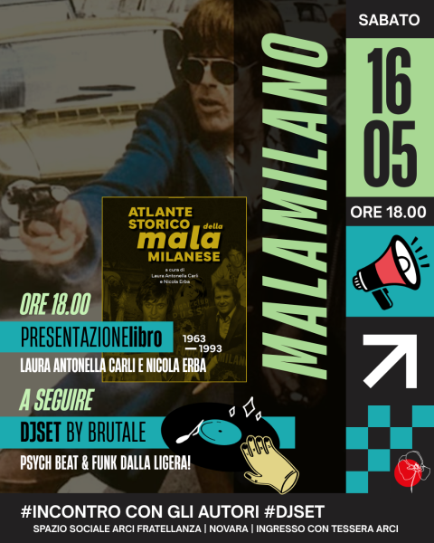MALAMILANO | Presentazione di "Atlante storico della mala milanese" + Djset by Lord Brutale